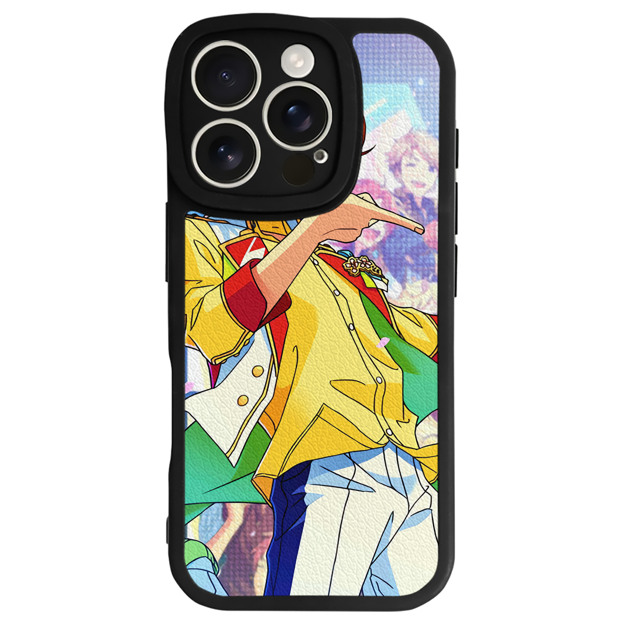 （画像用） あんさんぶるスターズ! Ensemble Stars 【iPhone 16シリーズ対応】シリコンスマホケース（レザー調） 材質：シリコン